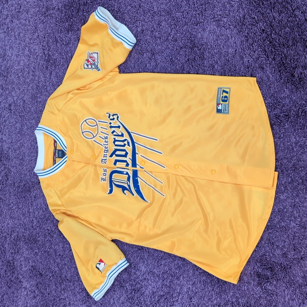 Vintage ESCO Los Angeles Dodgers Alternative Street Wear Baggy Jersey Rare